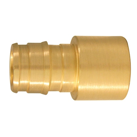 Homestead PEX-A 0.5 in. Barb x 0.5 in. Female Sweat Brass Adapter, 50PK HO2191271